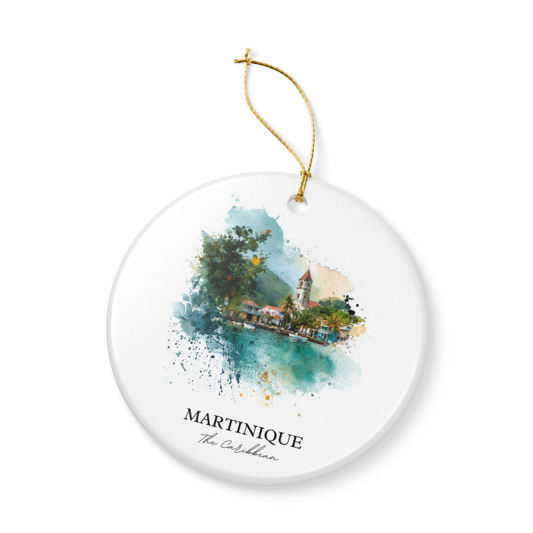 Martinique Ornament: Unique Martinique Souvenir, Martinique Xmas Decor, and Authentic Martinique Caribbean Gift