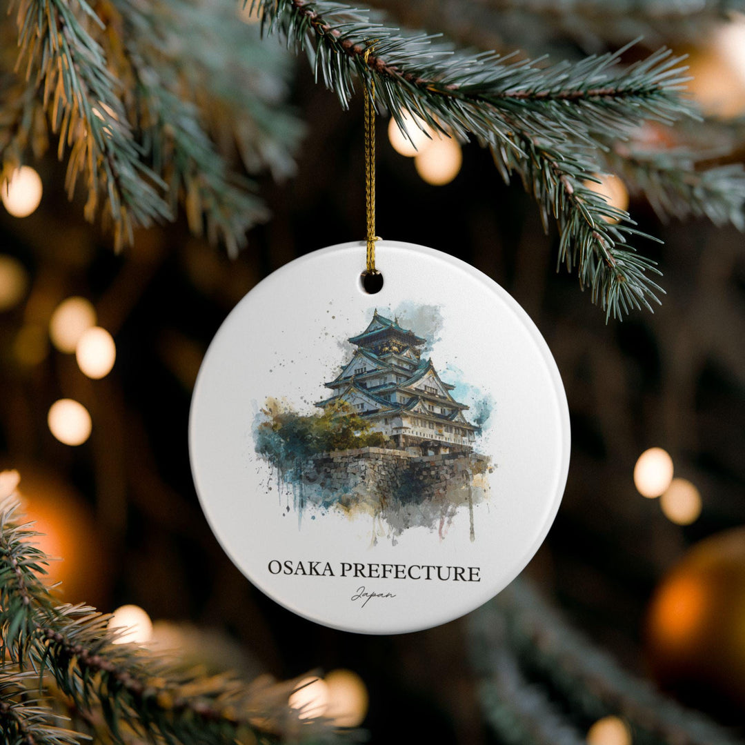 Osaka Japan Ornament: Unique Osaka Souvenir, Osaka Japan Xmas Decor, and Authentic Japan Gift