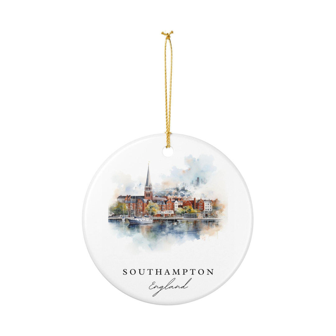 Southampton England Ornament: Unique Southampton Souvenir, Southampton Xmas Decor, and Authentic England Gift