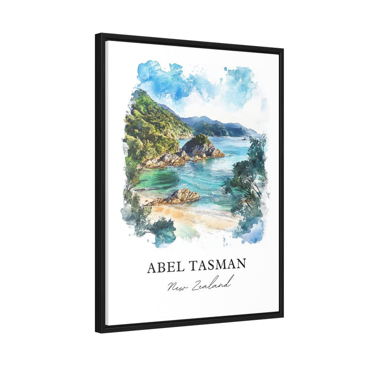 Abel Tasman National Park Art, Abel Tasman Print, South Island Watercolor, New Zealand Gift, Travel Print, Travel Poster, Housewarming Gift