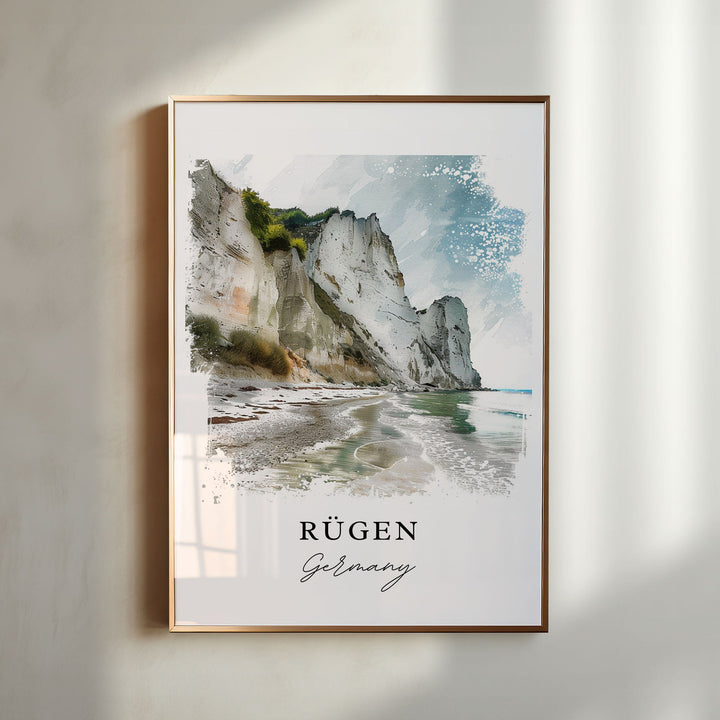 Rugen Germany Wall Art, Rugen Island Print, Germany Wall Art, Germany Gift, Travel Print, Travel Poster, Travel Gift, Housewarming Gift