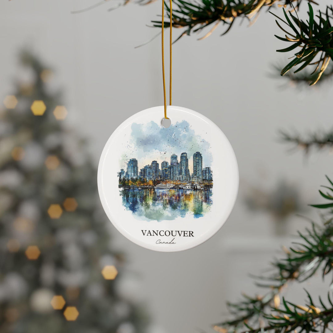 Vancouver Ornament: Unique Vancouver Souvenir, Vancouver Xmas Decor, and Authentic Vancouver Gift