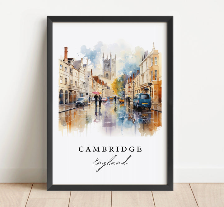 Cambridge England Wall Art - UK Print