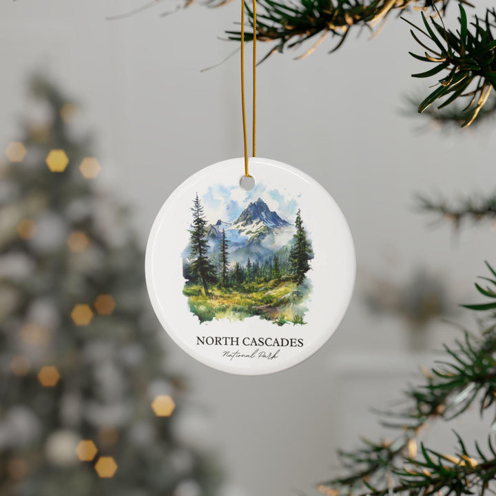 North Cascades Ornament: Unique Washington State Souvenir, Northern Cascades Xmas Decor, and Authentic North Cascades Gift