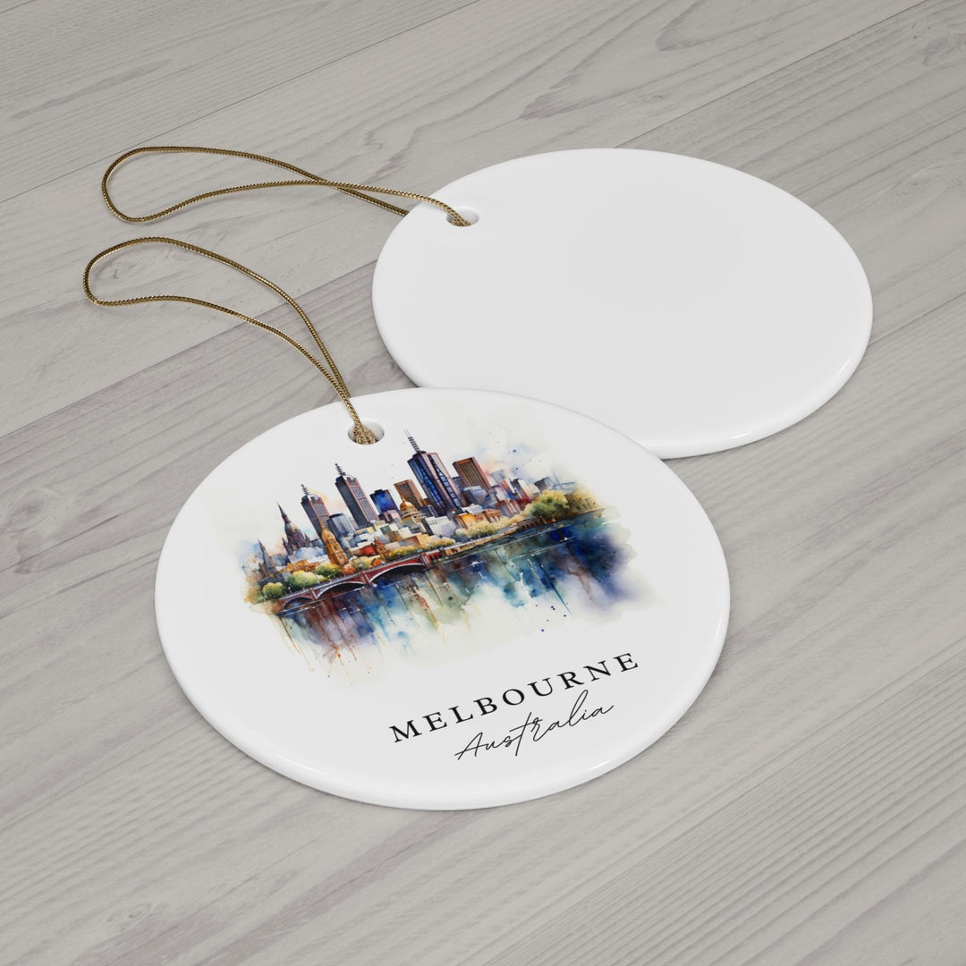 Melbourne Australia Ornament: Unique Melbourne Souvenir, Melbourne Xmas Decor, and Authentic Melbourne Australia Christmas Gift