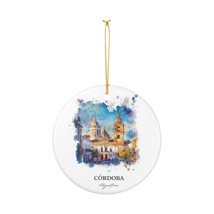 Cordoba Agrentina Ornament: Unique Cordoba Souvenir, Agrentina Xmas Decor, and Authentic Agrentina Gift