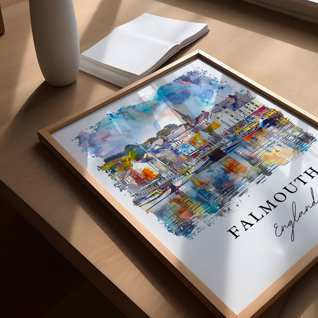 Falmouth England Wall Art - UK Print