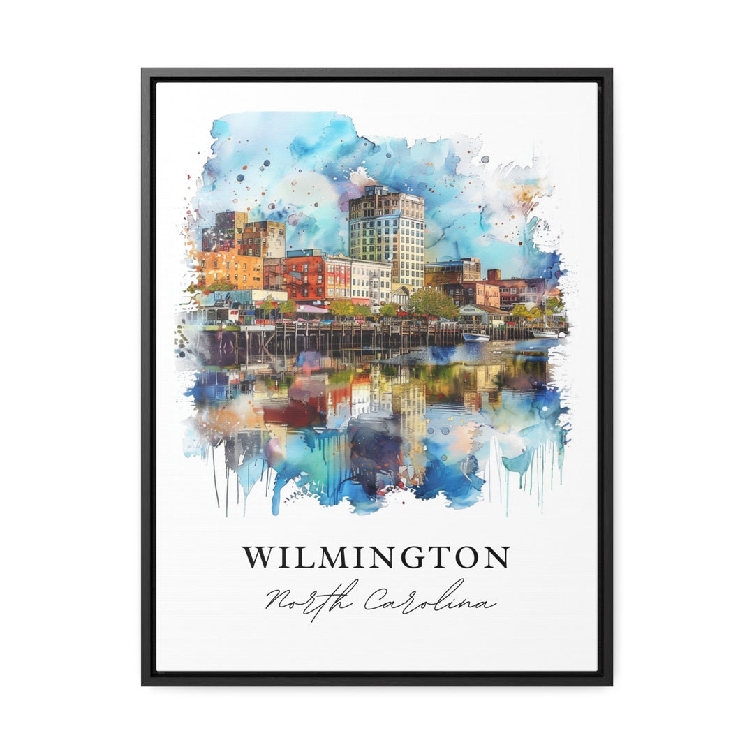 Wilmington NC Wall Art, Wilmington Print, Wilmington Watercolor, Wrightsville Beach NC Gift,