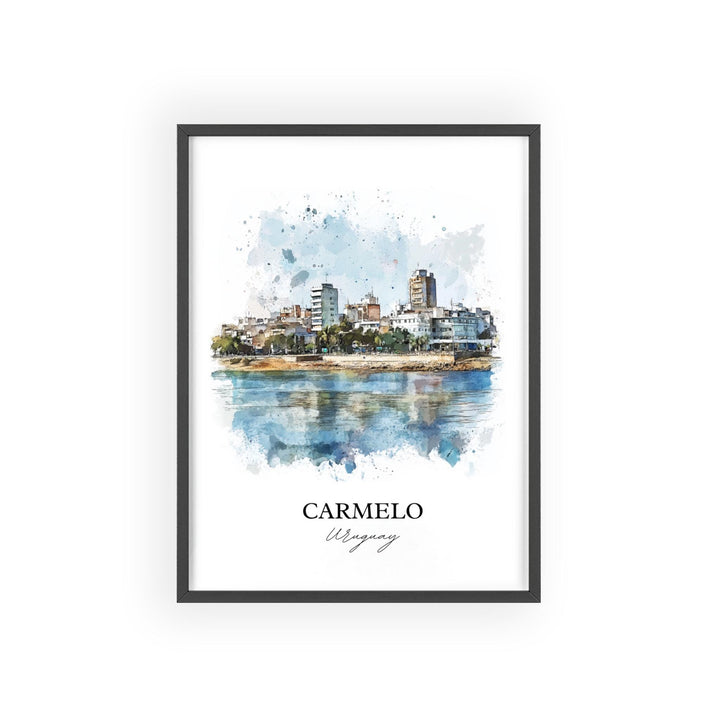 Carmelo Uruguay Wall Art, Uruguay Print, Uruguay Watercolor Art, Carmelo Uruguay Gift, Travel Print, Travel Poster, Housewarming Gift