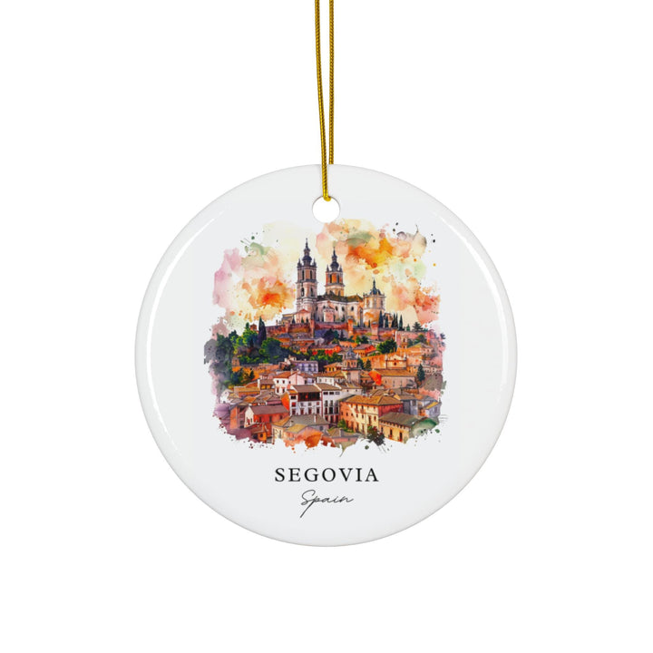 Segovia Spain Ornament: Unique Segovia Souvenir, Segovia Xmas Decor, and Authentic Espana Christmas Gift