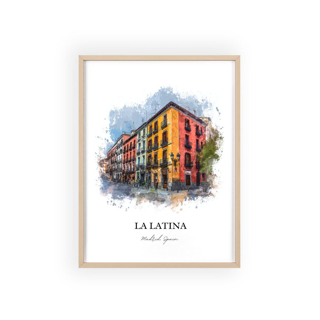 Madrid, Spain – Watercolor Art Print