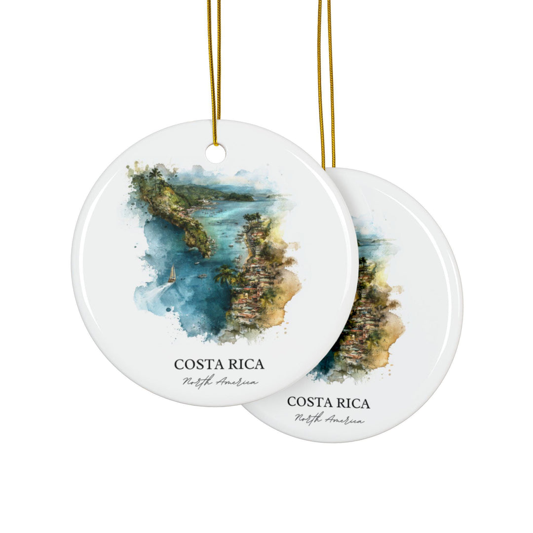 Costa Rica Ornament: Unique Costa Rica Souvenir, Costa Rica Xmas Decor, and Authentic Costa Rica Gift