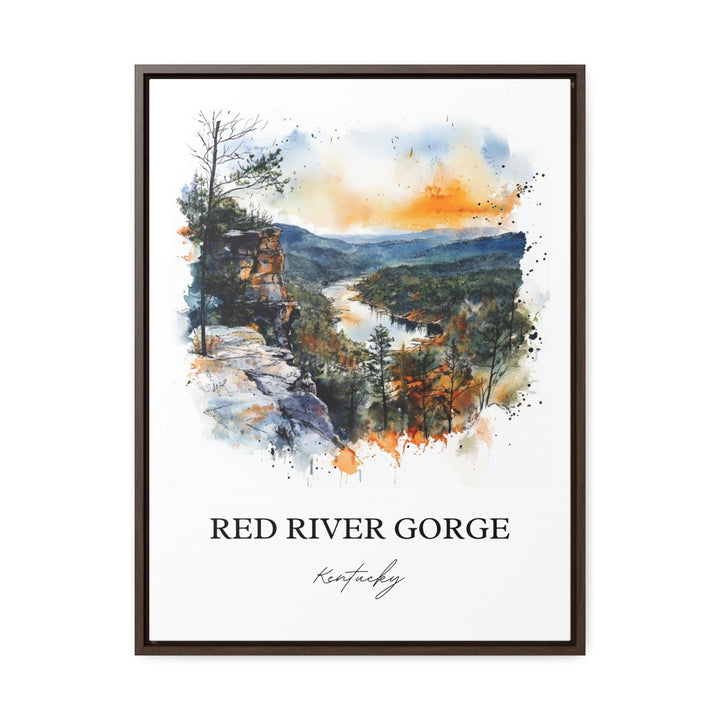 Red River Gorge, Kentucky, Kentucky – Watercolor Art Print