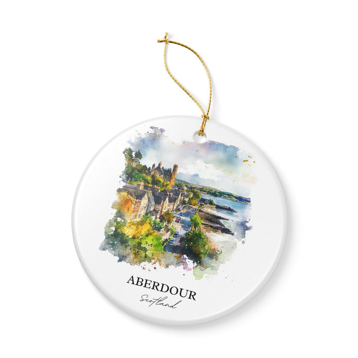 Aberdour Scotland Ornament: Unique Aberdour Souvenir, Aberdour Scotland Xmas Decor, and Authentic Scotland Gift