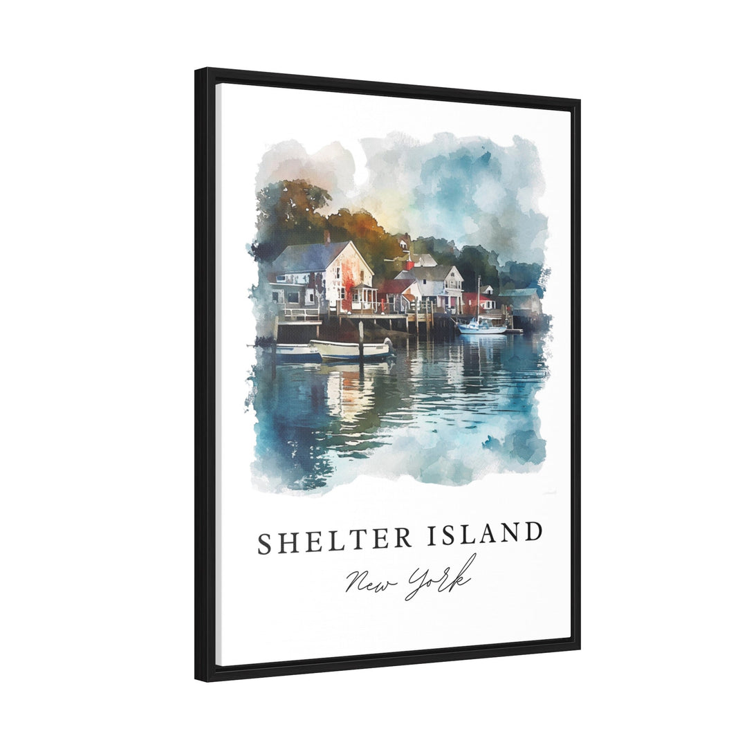 Shelter Island, New York, USA – Watercolor Art Print