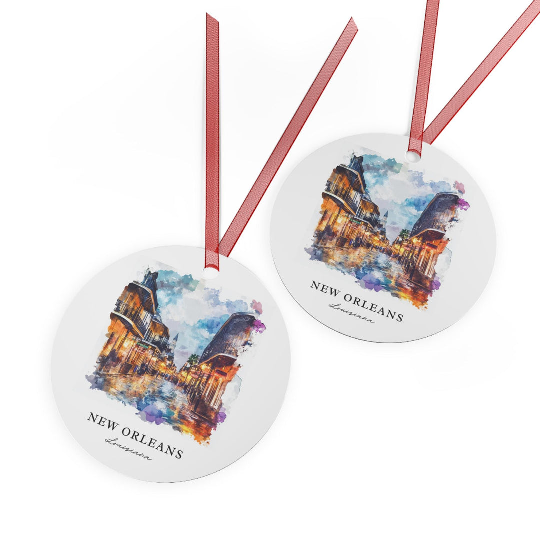 New Orleans Ornament: Unique New Orleans Souvenir, New Orleans Xmas Decor, and Authentic New Orleans Louisiana Gift (1pc, 3pcs, 5pcs, 10pcs)