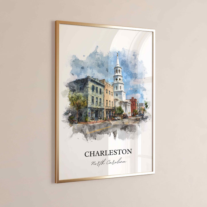 Charleston, South Carolina – Watercolor Art Print