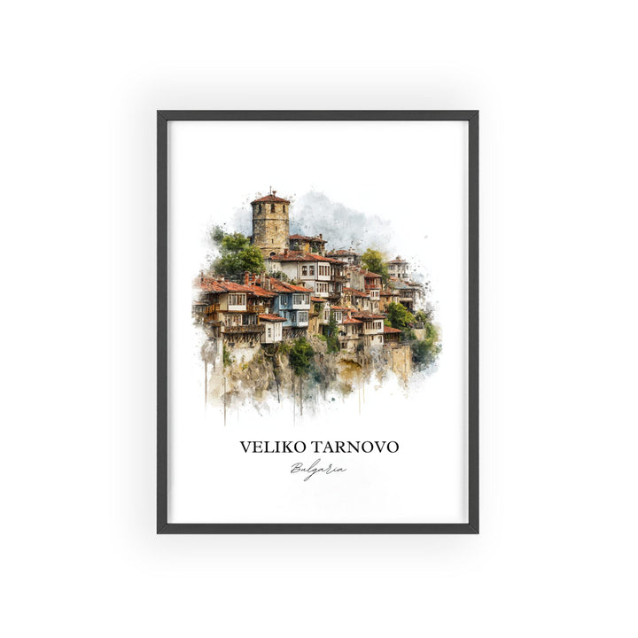 Veliko Tarnovo, Bulgaria – Watercolor Art Print