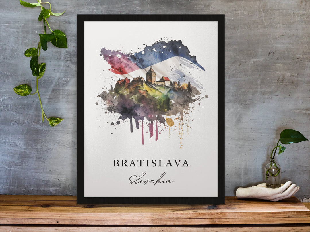 Bratislavia Wall Art - Slovakia Print