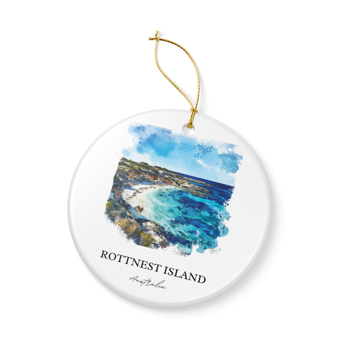 Rottnest Island Ornament: Unique Australia Souvenir, Rottnest Island Xmas Decor, and Authentic Rottnest Island Gift