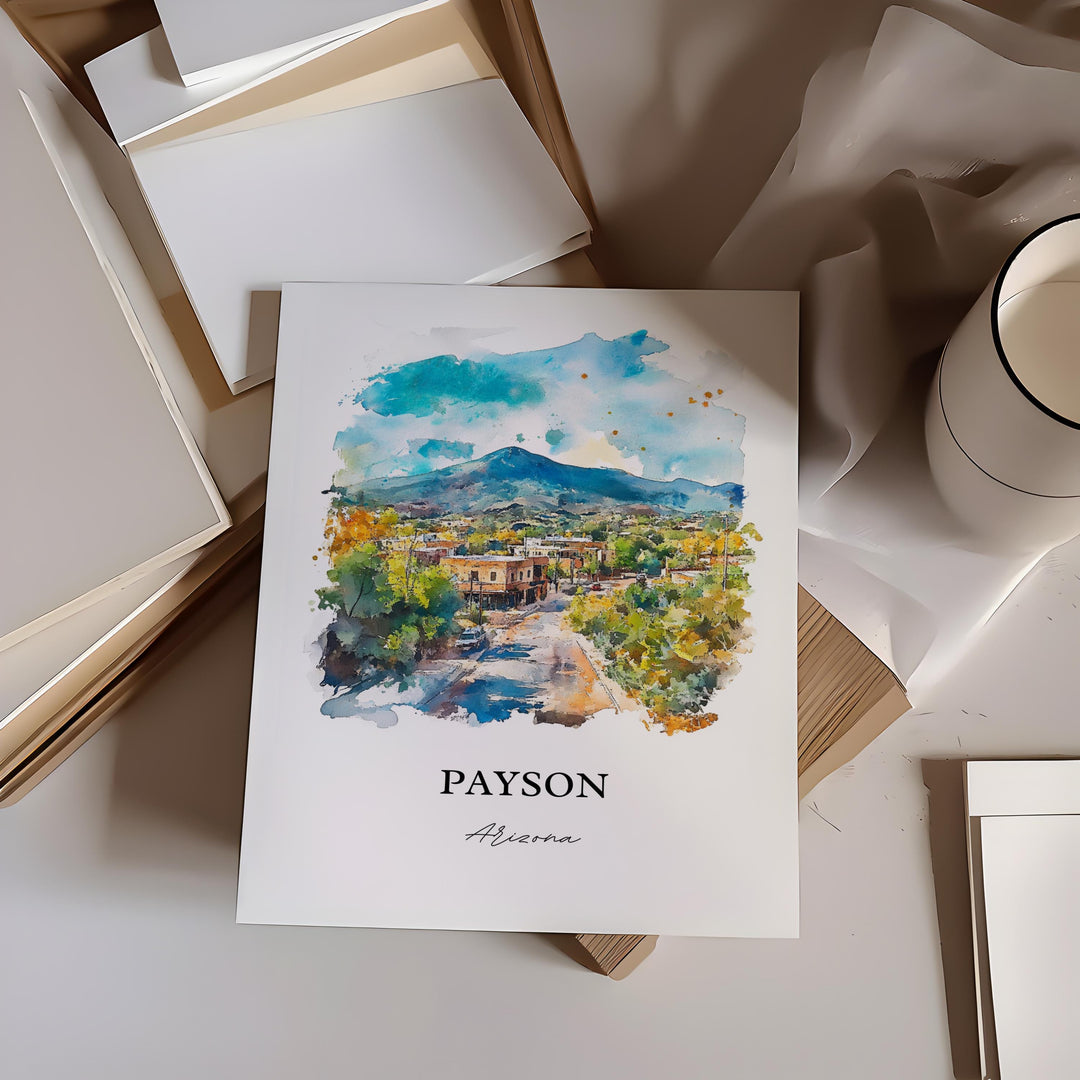 Payson AZ Wall Art - Arizona Print