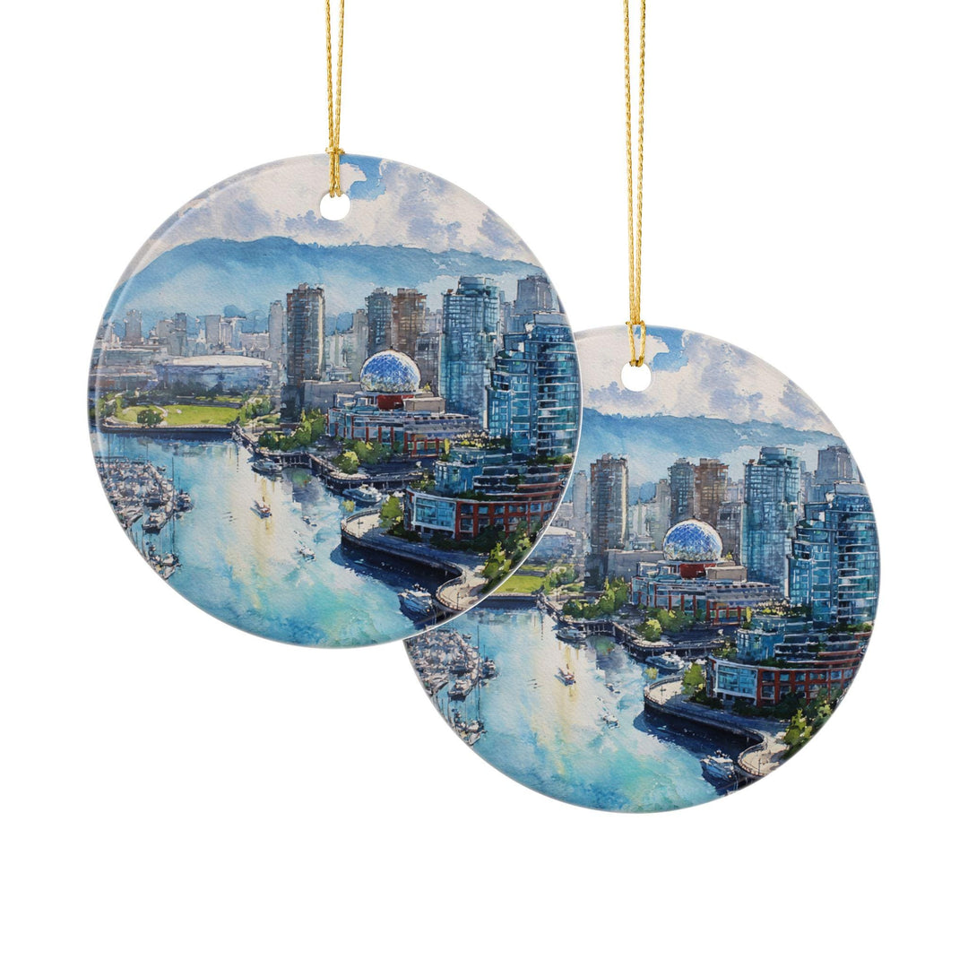 Vancouver Ornament: Unique Vancouver Souvenir, Vancouver Xmas Decor, and Authentic Vancouver BC Gift