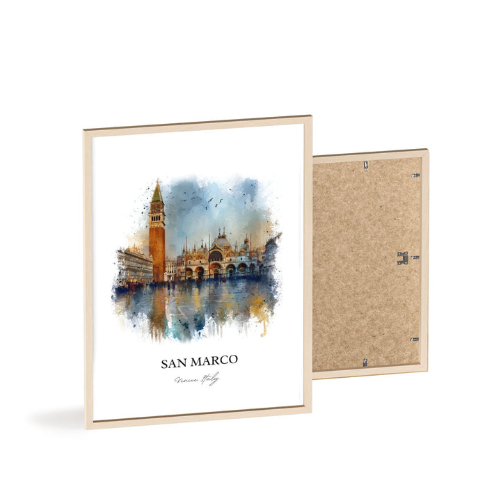 San Marco, Italy – Watercolor Art Print