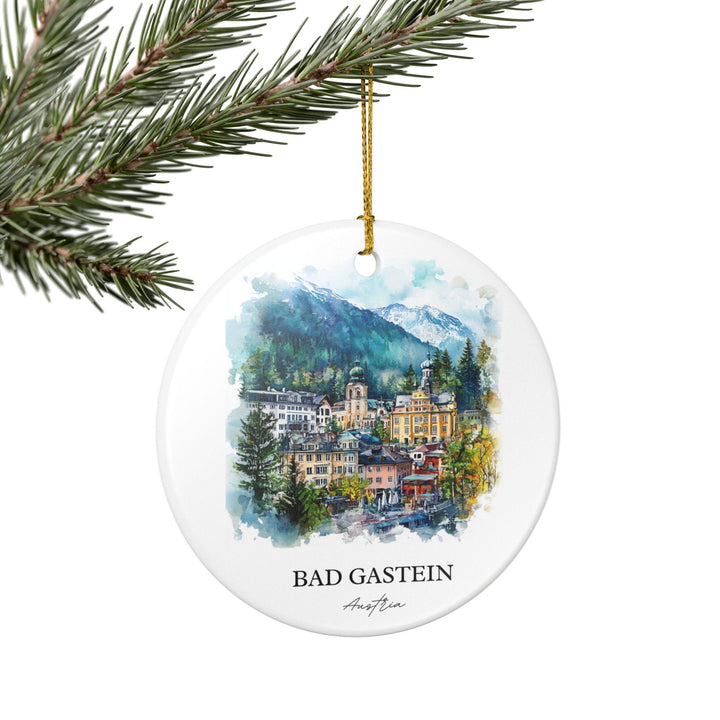 Bad Gastein Ornament: Unique Austria Souvenir, Austria Xmas Decor, and Authentic Bad Gastein Gift