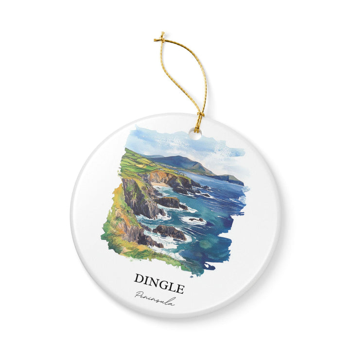 Dingle Peninsula Ornament: Unique Dingle Ireland Souvenir, Ireland Xmas Decor, and Authentic Dingle Ireland Gift