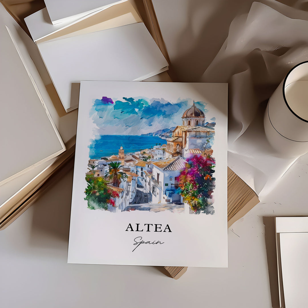 Altea Wall Art - Spain Print