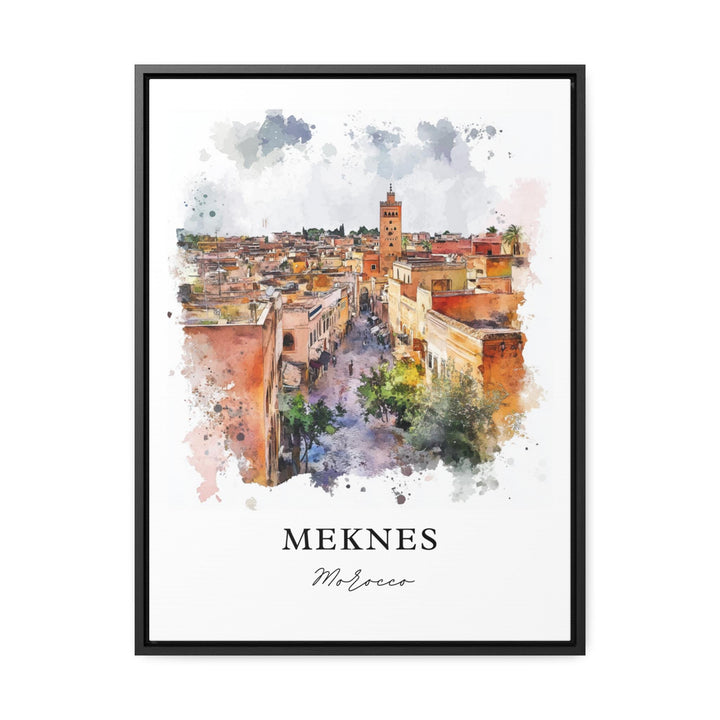 Meknes, Morocco – Watercolor Art Print