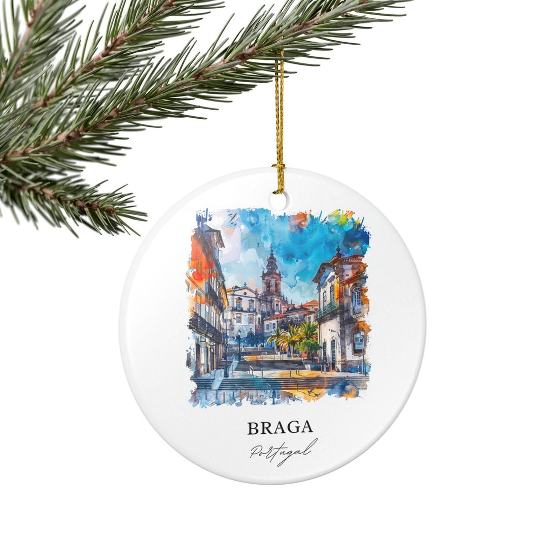 Braga, Portugal Ornament: Unique Braga Souvenir, Braga Portugal Xmas Decor, and Authentic Portugal Gift