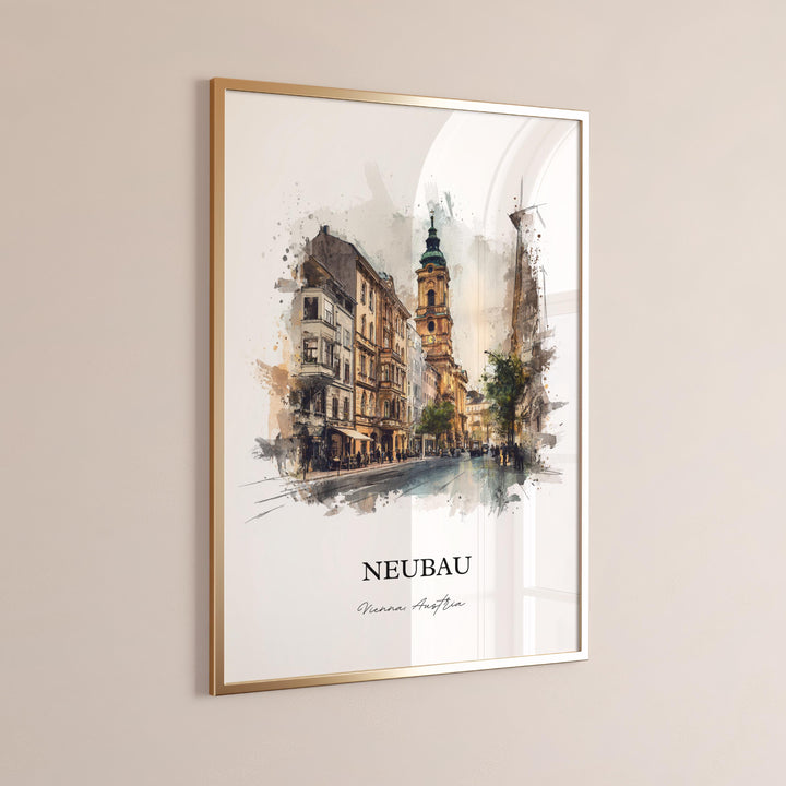 Vienna, Austria – Watercolor Art Print