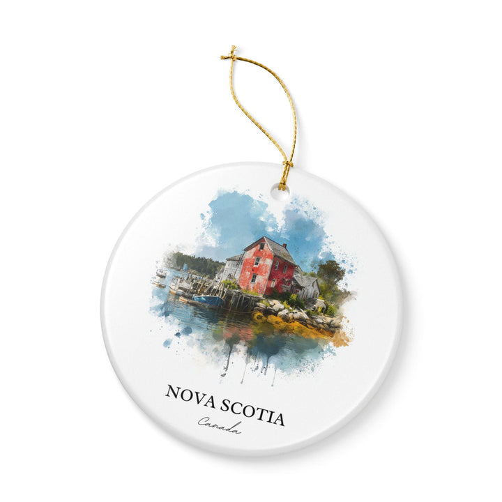 Nova Scotia Ornament: Unique Nova Scotia Souvenir, Nova Scotia Xmas Decor, and Authentic Nova Scotia Gift