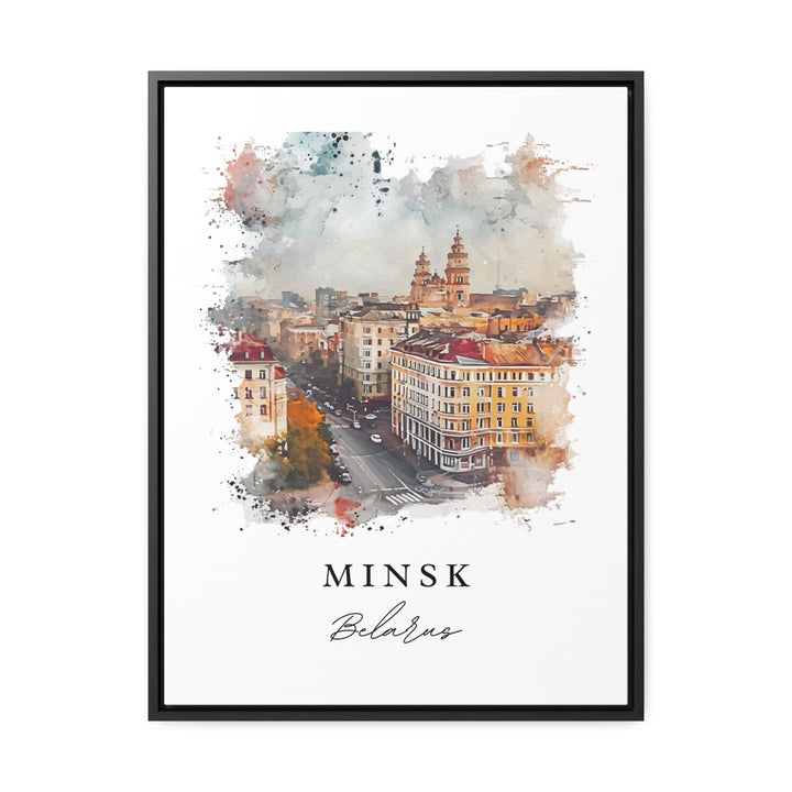 Minsk Belarus wall art - Belarus, Minsk print, Minsk Skyline Wedding gift, Minsk Birthday present, Custom Text, Perfect Gift