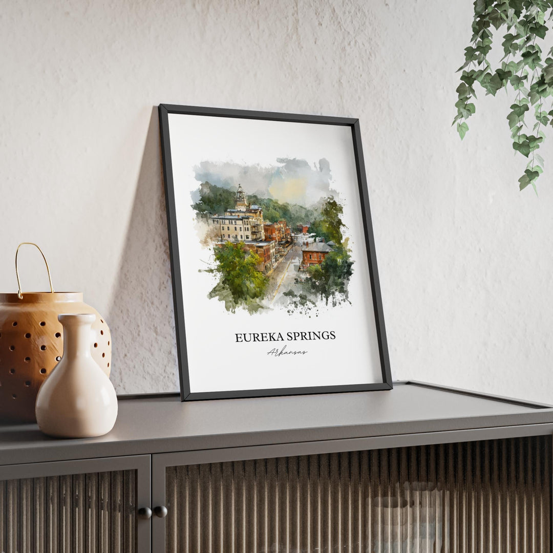 Eureka Springs, Arkansas – Watercolor Art Print