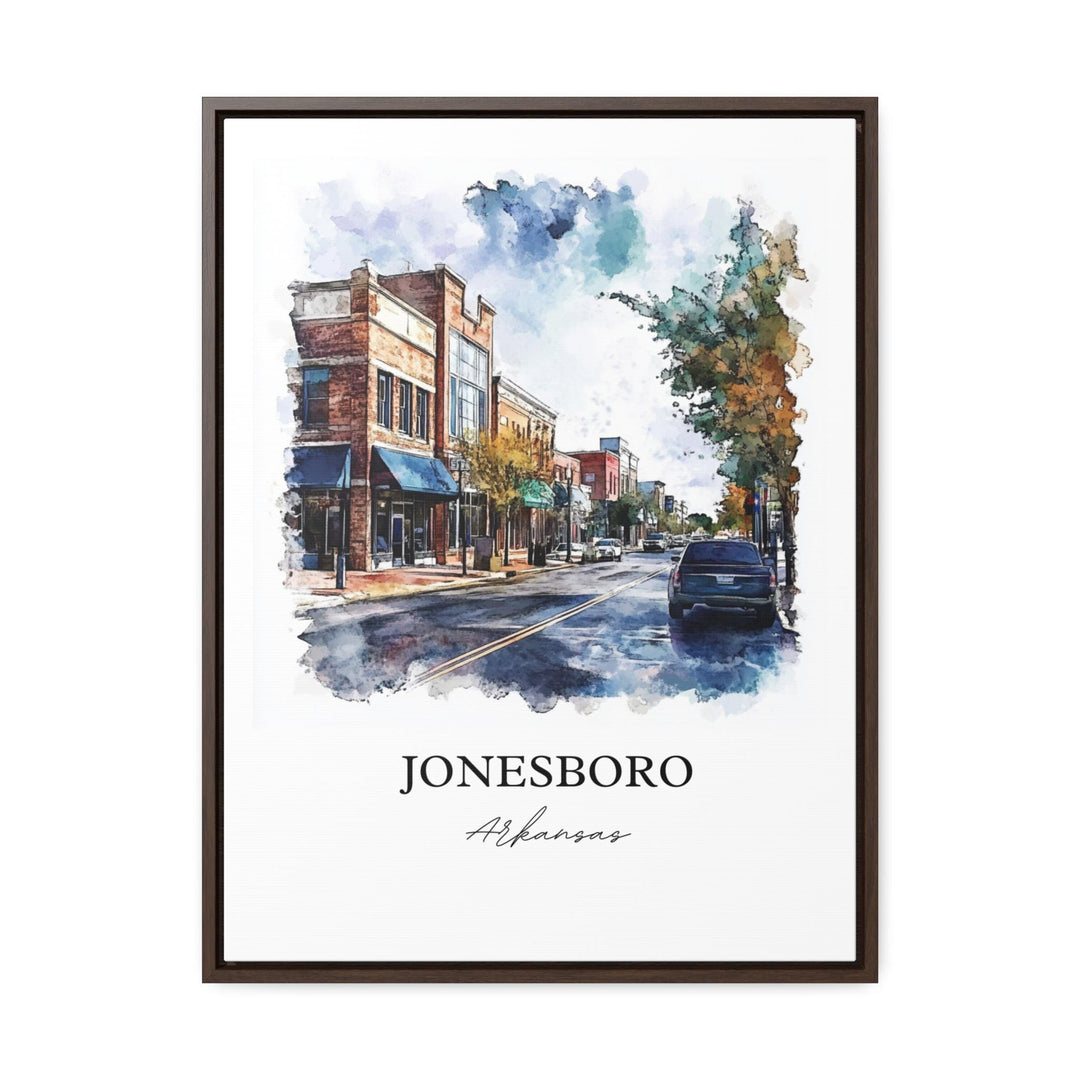 Jonesboro, Arkansas – Watercolor Art Print