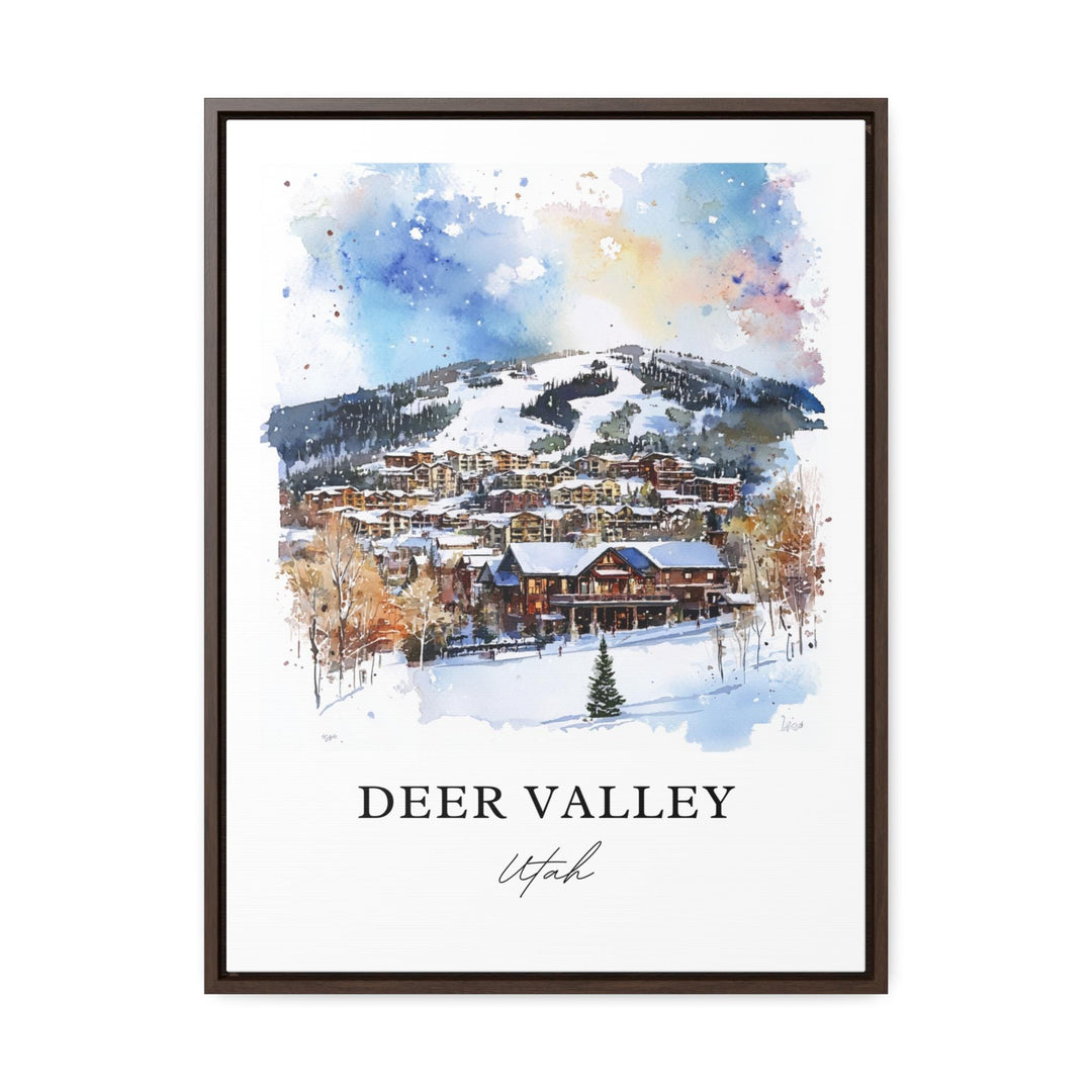 Deer Valley Wall Art - Utah Ski Print