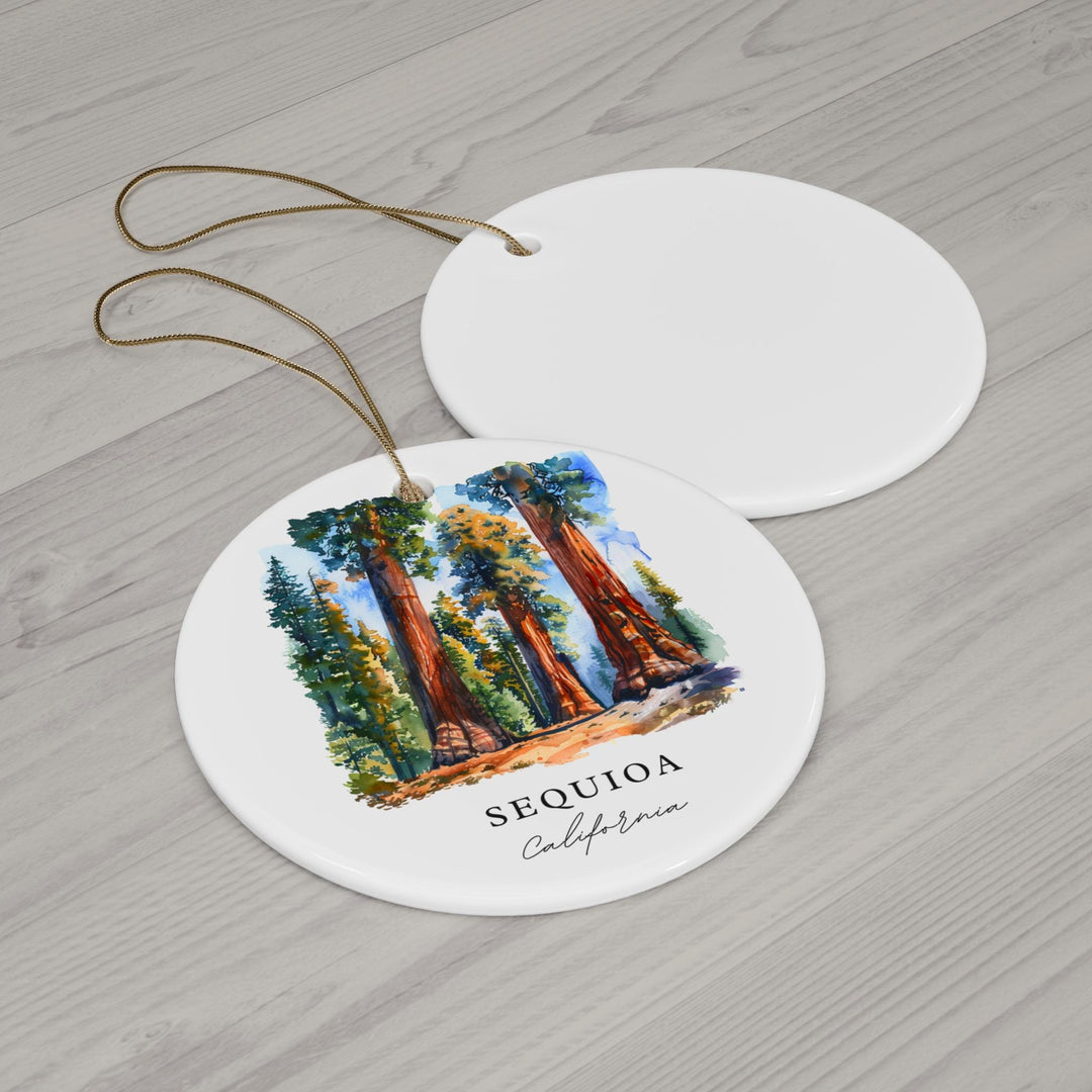 Sequioa California Ornament: Unique Sequioa Souvenir, Sequioa Xmas Decor, and Authentic Sequioa Christmas Gift