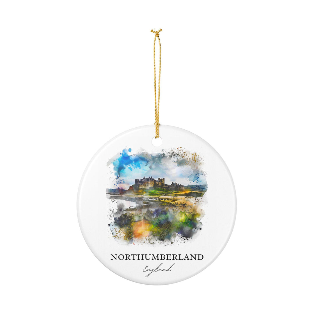 Northumberland Ornament: Unique Northumberland Souvenir, England Xmas Decor, and Authentic Northumberland Gift