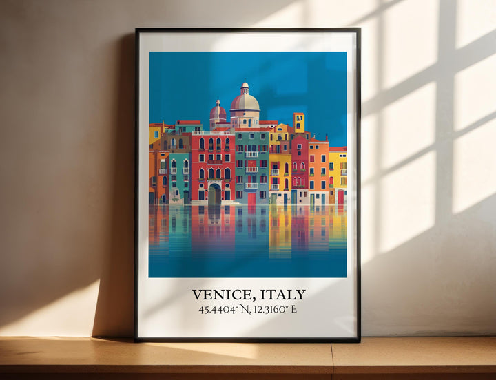Venice Italy Art, Venice Retro Travel Art, Venice Home Decor, Venice Gift, Venice Italy Travel Art, Travel Prints, Housewarming Gift