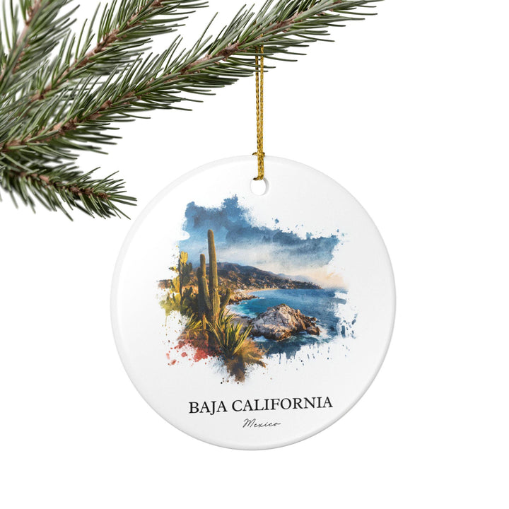 Baja California Ornament: Unique Baja California Souvenir, Mexico Xmas Decor, and Authentic Cabo San Lucas Gift