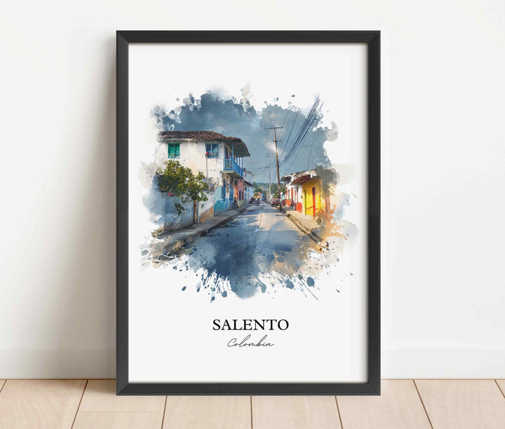 Salento, Colombia – Watercolor Art Print