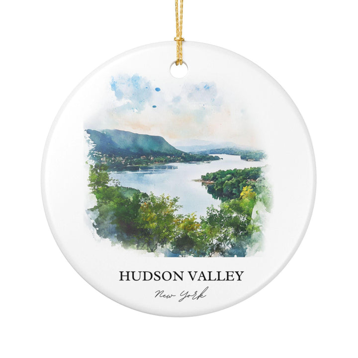 Hudson Valley Ornament: Unique Hudson Valley Souvenir, Hudson Valley NY Xmas Decor, and Authentic Upstate NY Gift