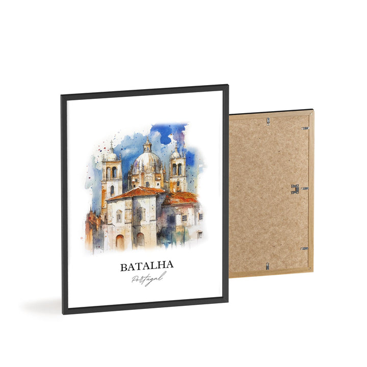 Batalha, Portugal – Watercolor Art Print