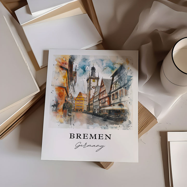 Bremen Wall Art - Germany Print