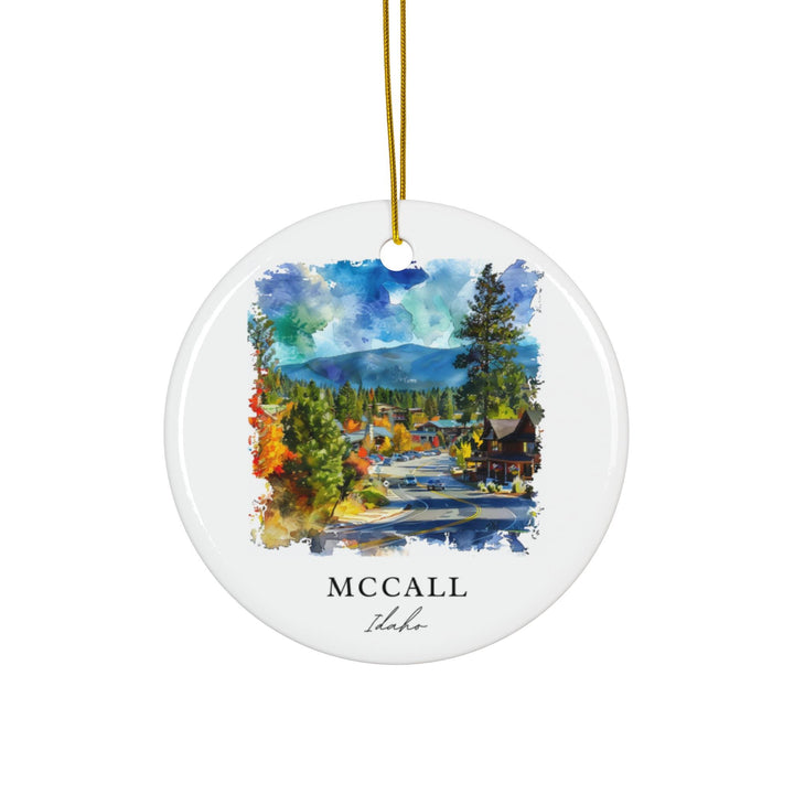 Mccall Idaho Ornament: Unique Mccall Souvenir, Mccall Xmas Decor, and Authentic Mccall Idaho Christmas Gift