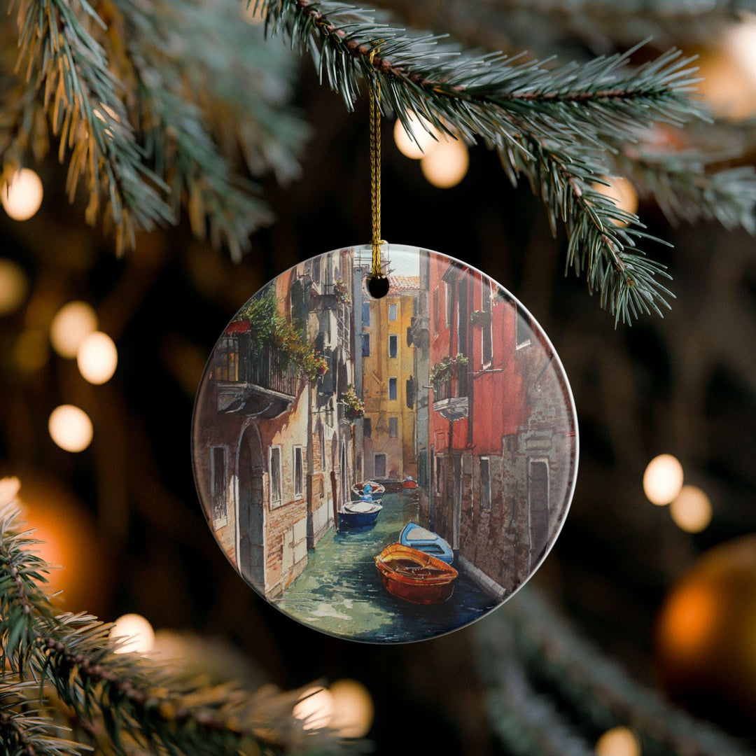 Venice IT Ornament: Unique Venice Souvenir, Venice Xmas Decor, and Authentic Venice Canals Gift