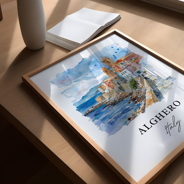 Alghero Wall Art - Italy Print