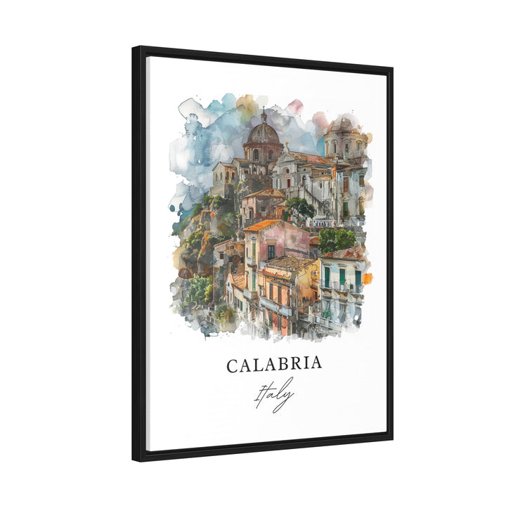 Calabria Italy Wall Art, Calabria Print, Calabria Watercolor Art, Calabria Italia Gift, Travel Poster, Housewarming Gift